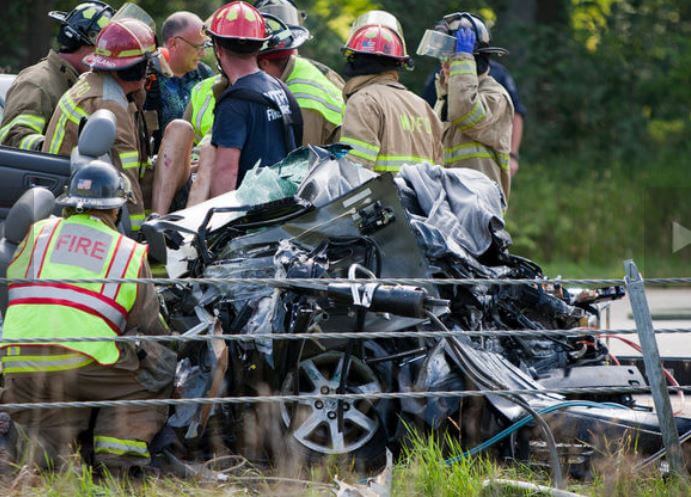 one way fatal crash in Marne Michigan elderly driving