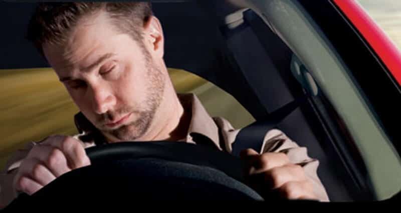 falling asleep at the wheel