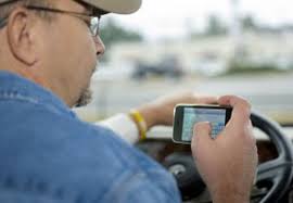 truck driver texting