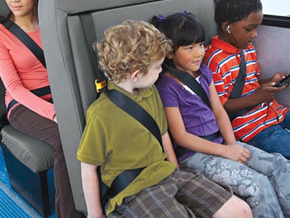 School bus seat belts