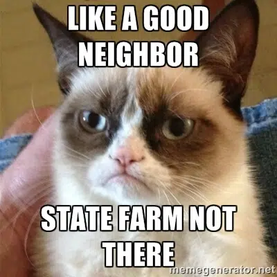 State Farm not a good neighbor