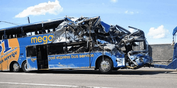 Megabus accident, image