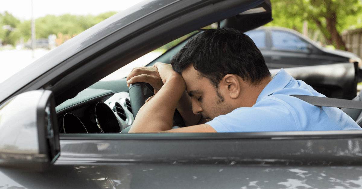 Car Crash Risk Increased by Lack of Sleep