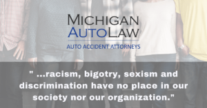 Quote from Michigan Auto Law about Charlottesville