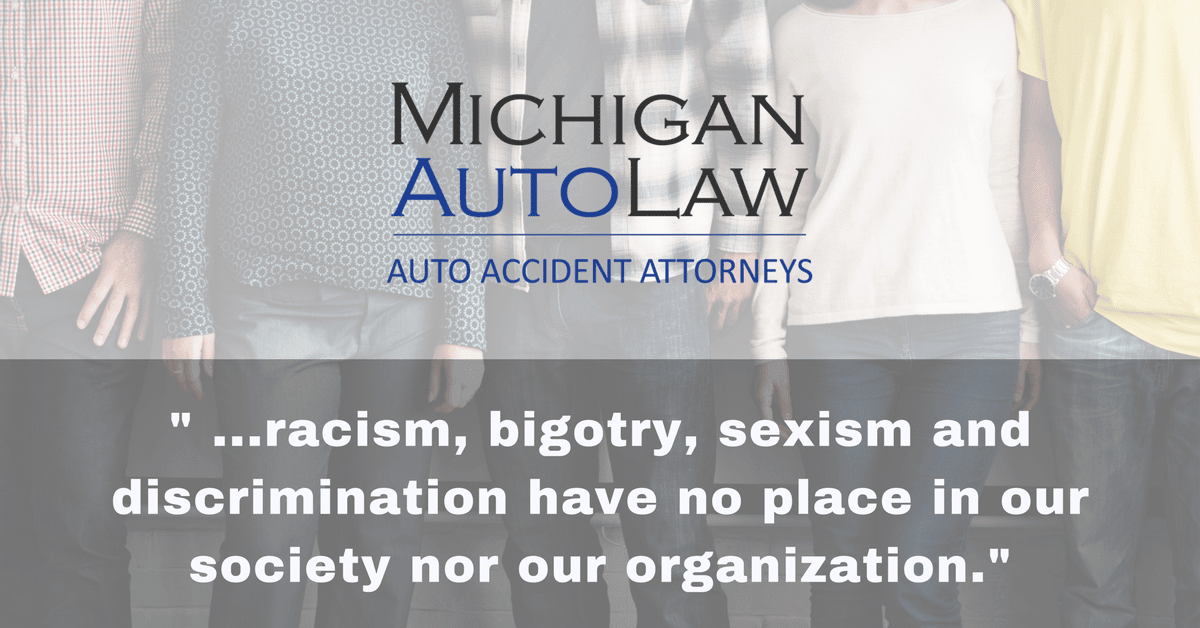 Quote from Michigan Auto Law about Charlottesville 