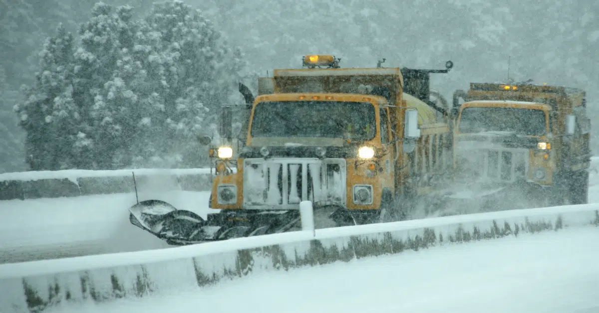 How green lights on the backs of snow plows can prevent rear-end crashes