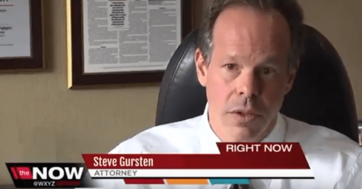 Michigan Auto Law attorney Steve Gursten talks to WXYZ Detroit about No Fault repeal