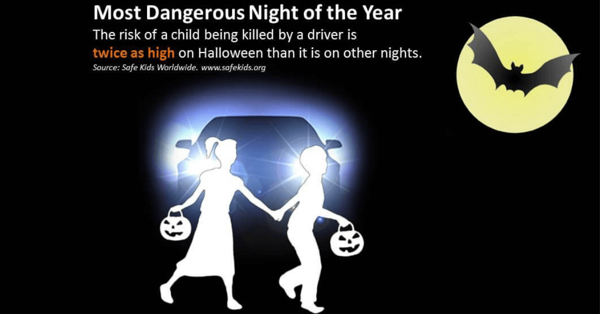 Halloween is the most dangerous night of the year for children