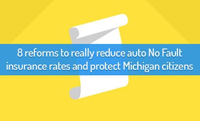 Michigan No Fault Reform Infographic