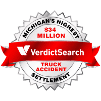 Highest Truck Accident Settlement by any Michigan Lawyer from Verdict Search