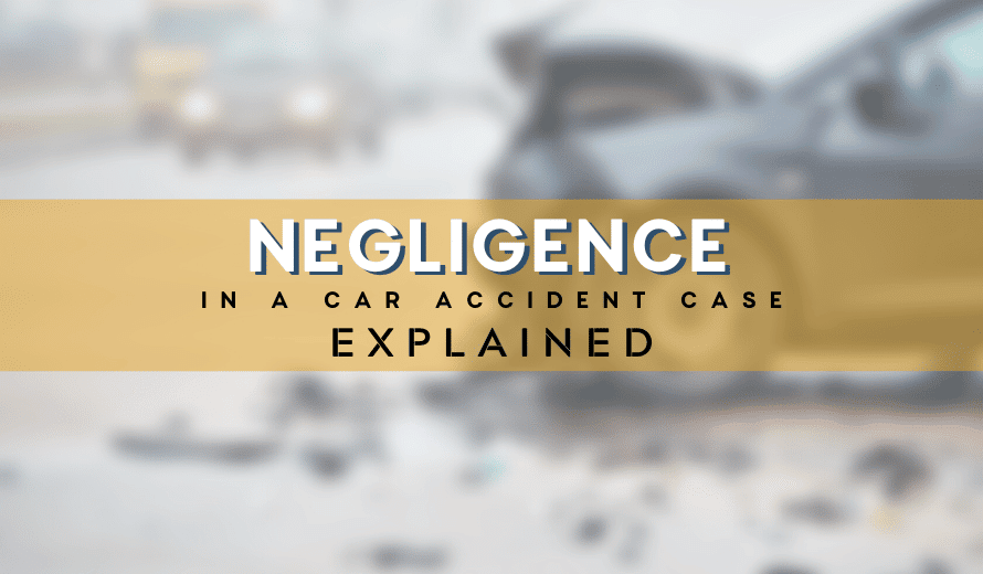 Can You Sue For Negligence In A Car Accident Case?