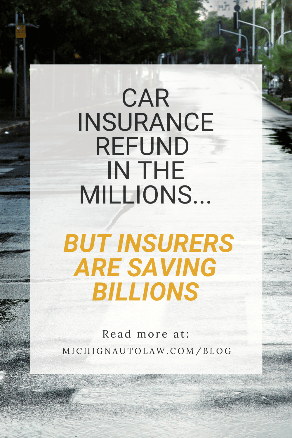 Car insurance refund in the millions but insurers are saving billions