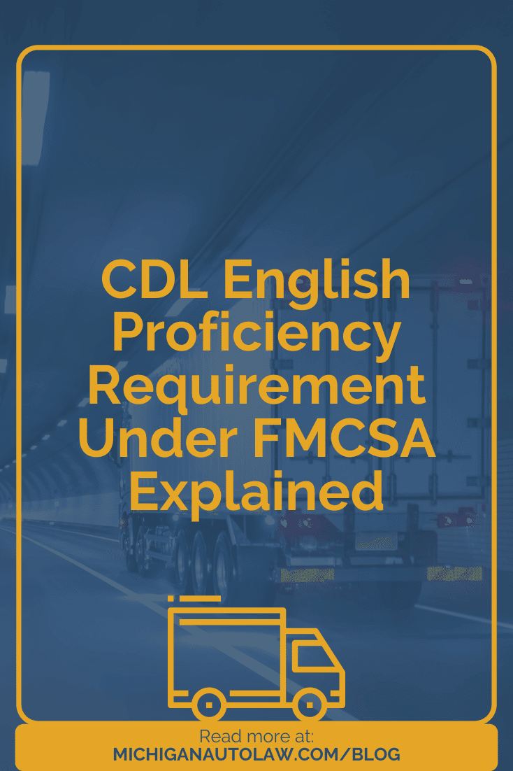 CDL English Proficiency Requirement Under FMCSA Explained