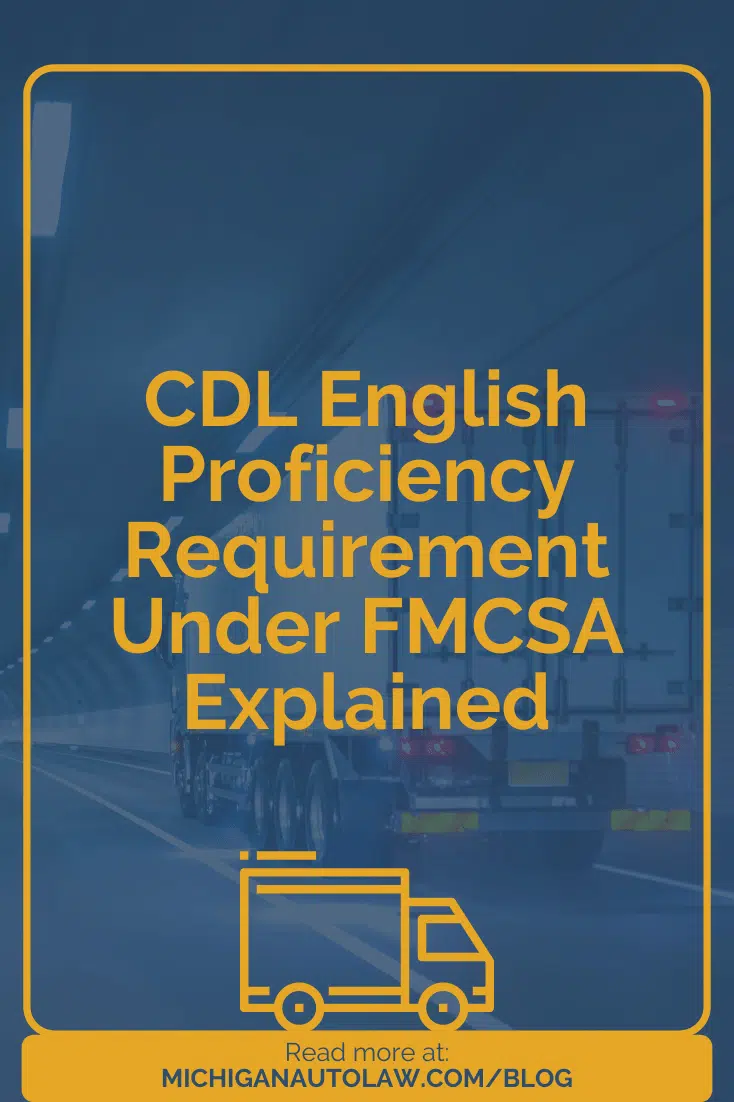 CDL English Proficiency Requirement Under FMCSA Explained