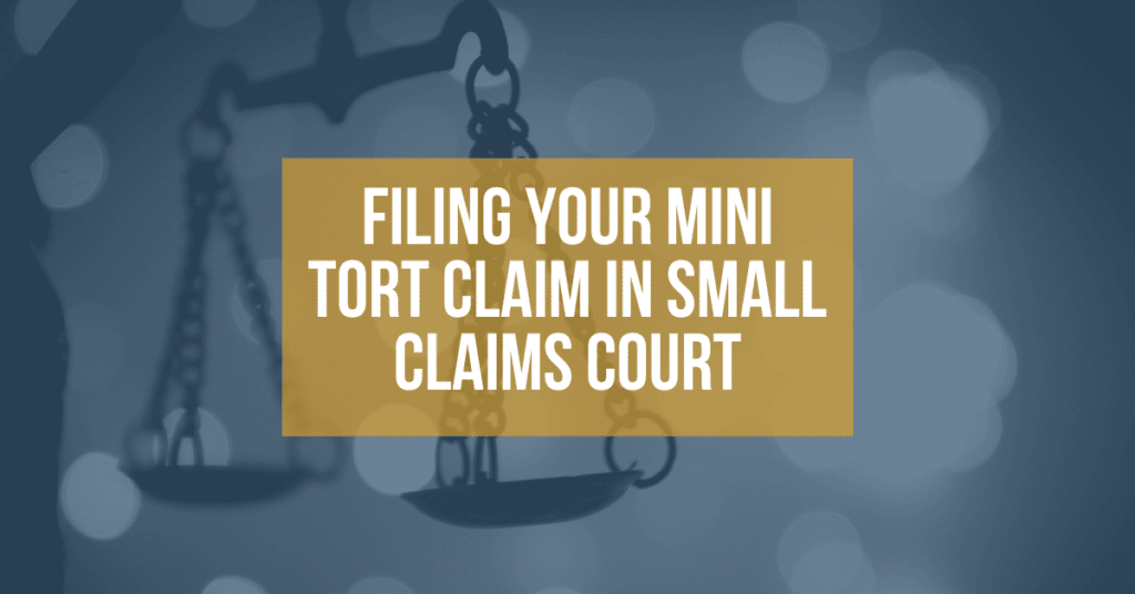 Michigan Mini Tort Auto Law