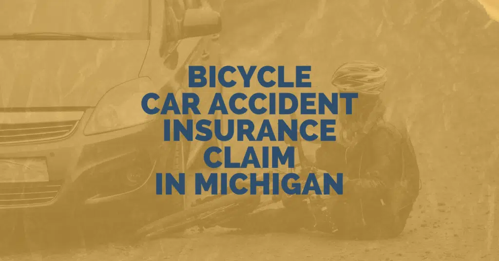 Bicycle Car Accident Claim In Michigan