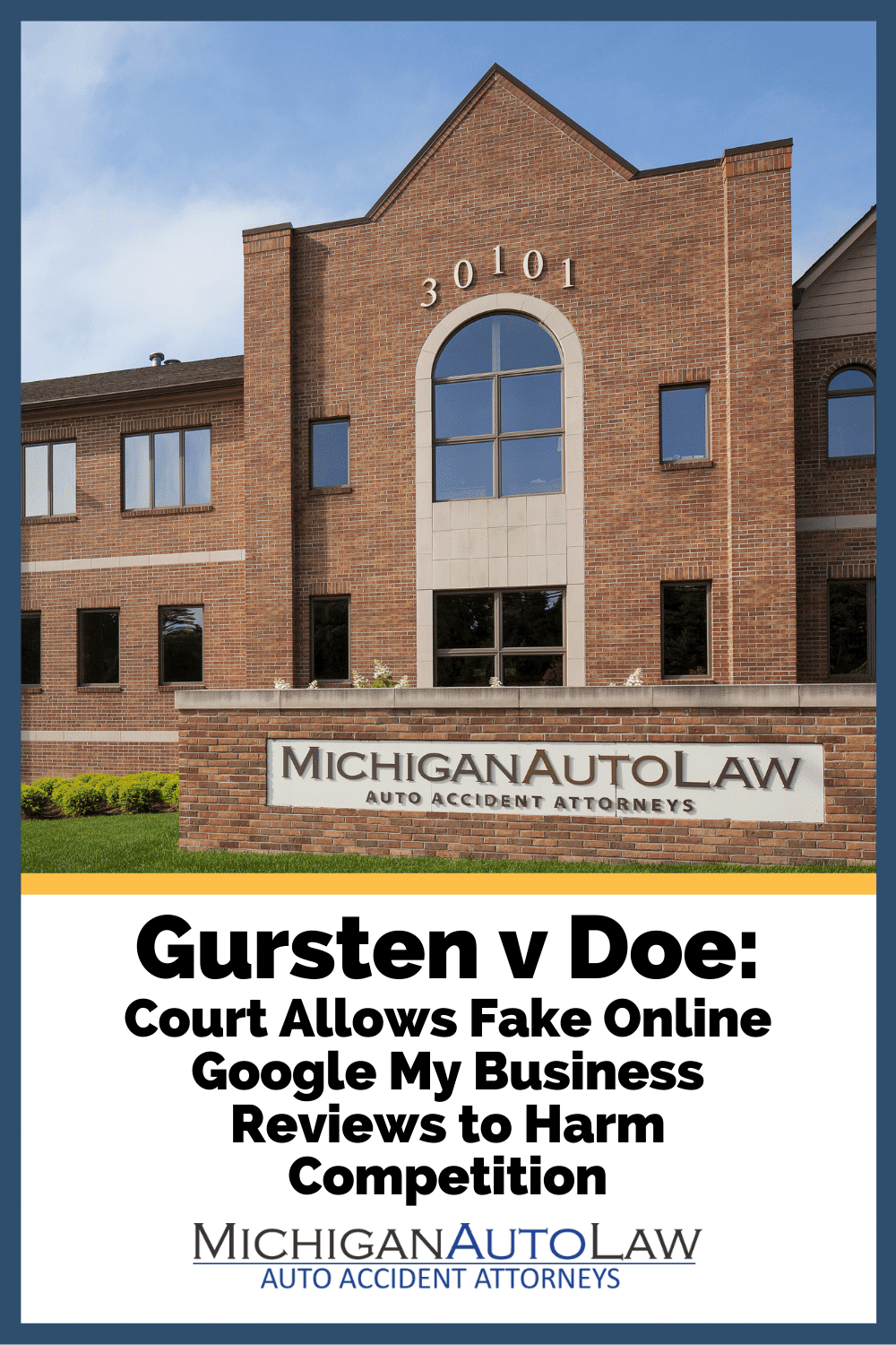 Gursten v Doe: Court Allows Fake Online Google My Business Reviews to Harm Competition