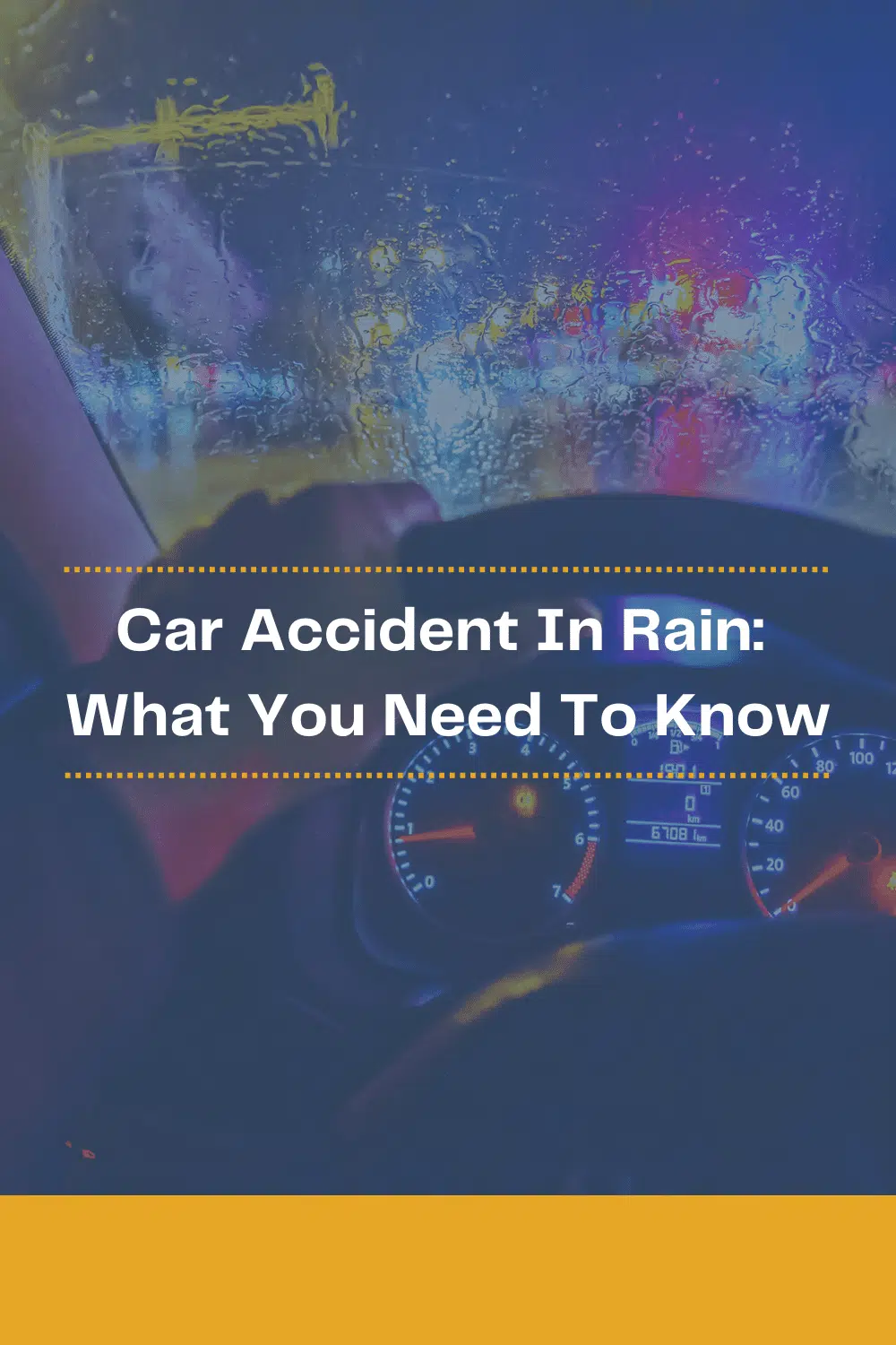 Car Accident In Rain: What You Need To Know