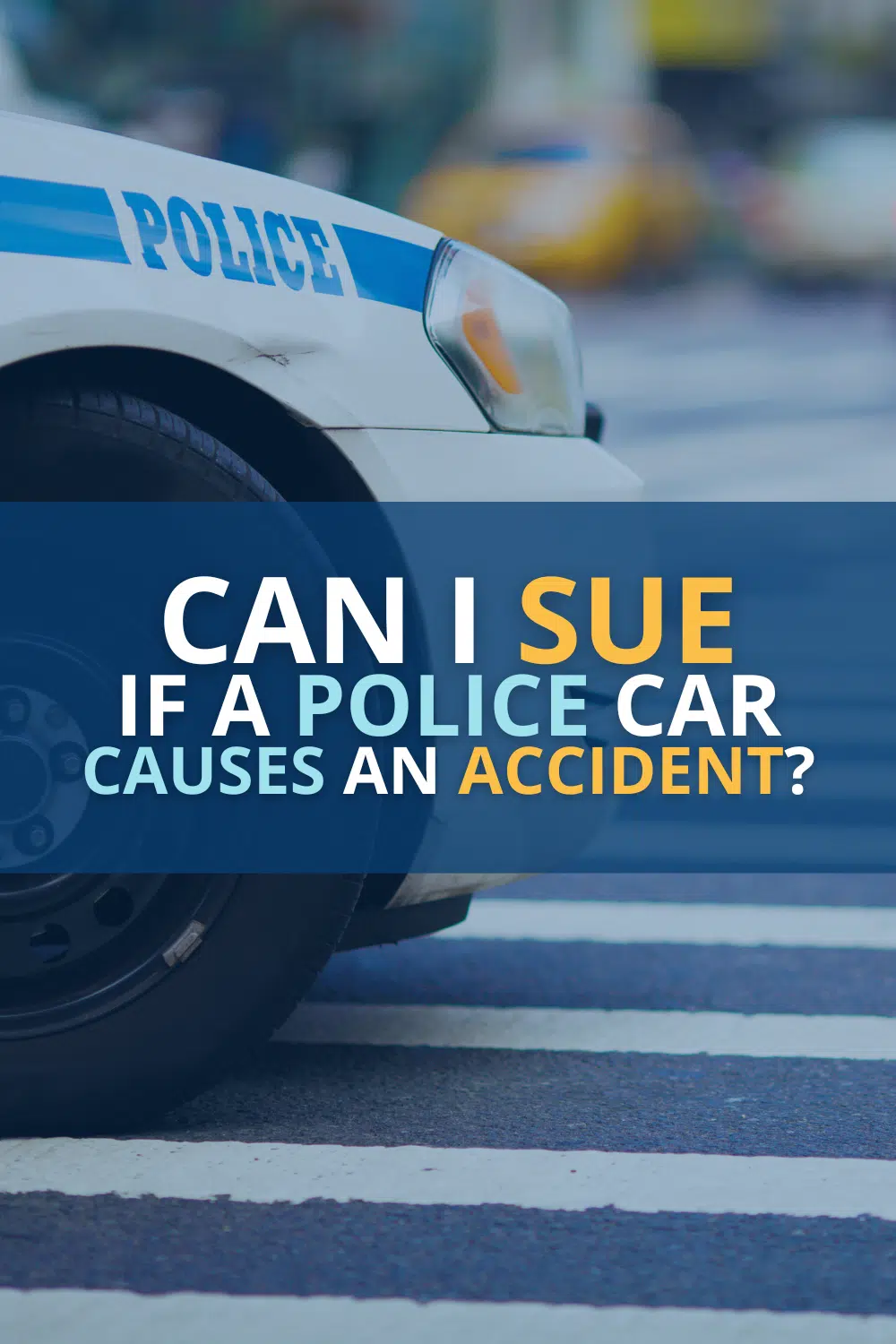 Police Car Causes Accident In Michigan: Can I Sue?