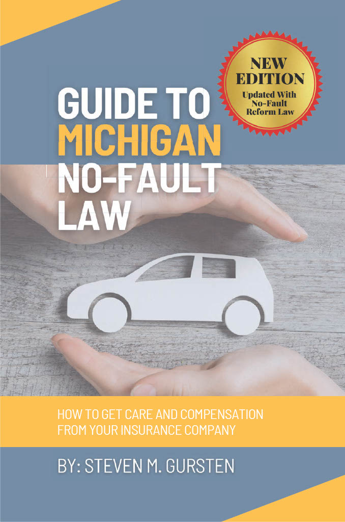 Guide to Michigan No Fault Law Book Cover