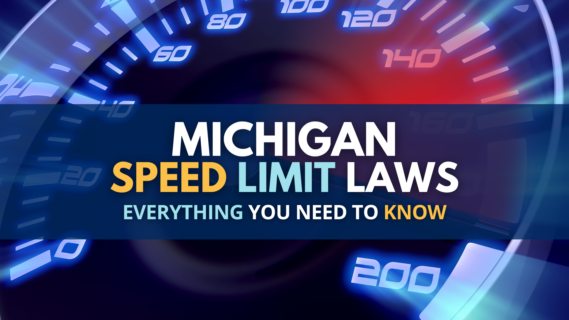 Michigan Speed Limit Laws: Everything You Need To Know