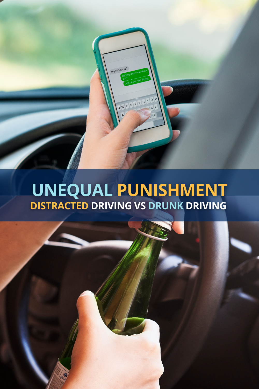 Distracted Driving vs Drunk Driving: Punishment Is Unequal