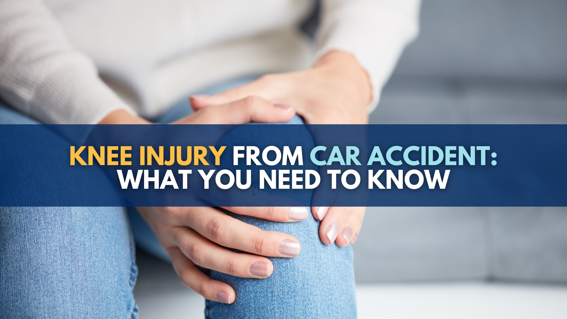What To Do With A Knee Injury From A Car Accident - Stridewell