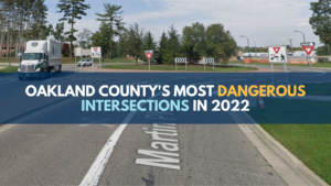 Oakland County's Most Dangerous Intersections for 2022