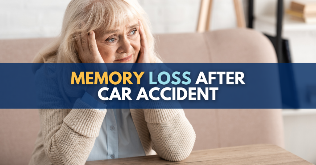 Memory loss after a car accident