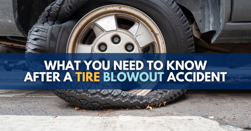 What you need to know after a tire blowout accident