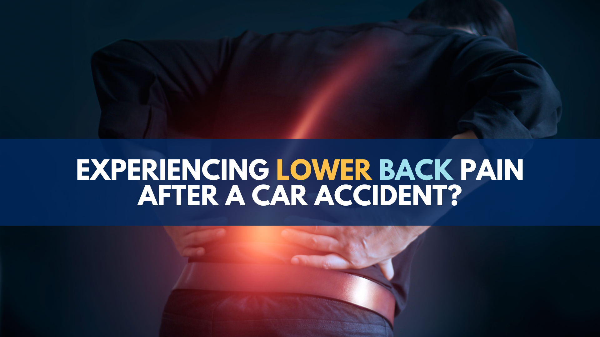 Lower back pain after an accident