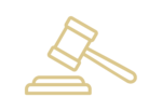 line art gavel