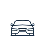 line art drawing of automobile