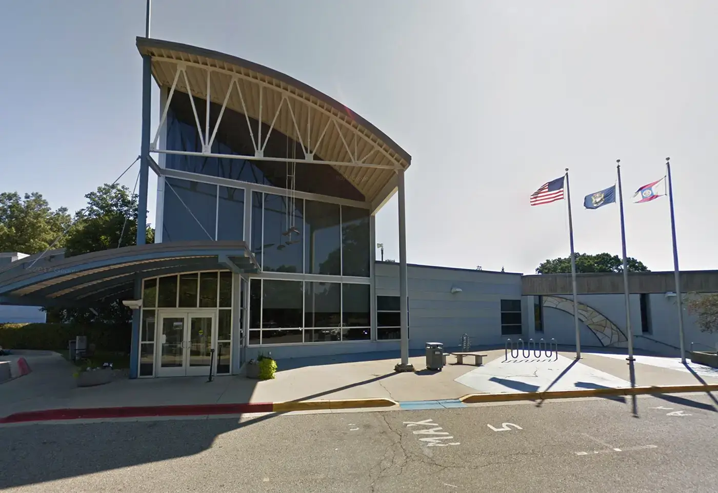 A civic building in Portage, representing the area served by a truck crash lawyer in Portage.