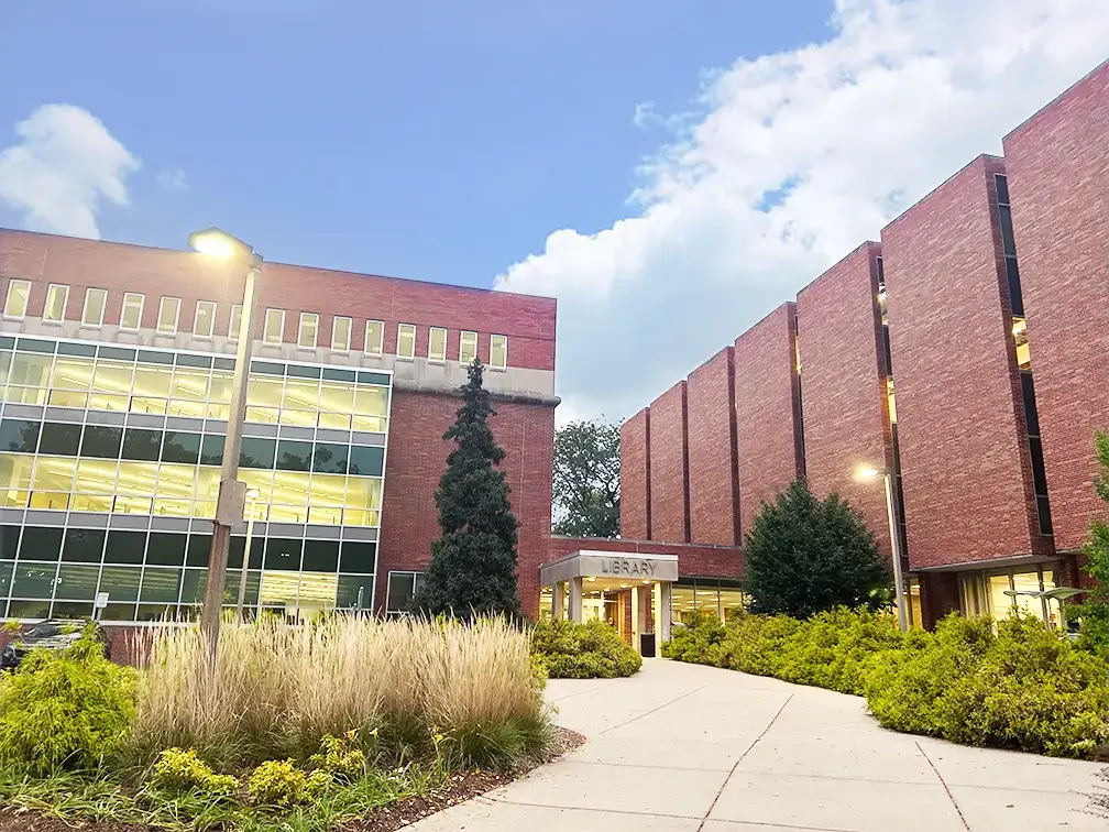 Library building in East Lansing, where Michigan Auto Law handles bus accident law firm cases.