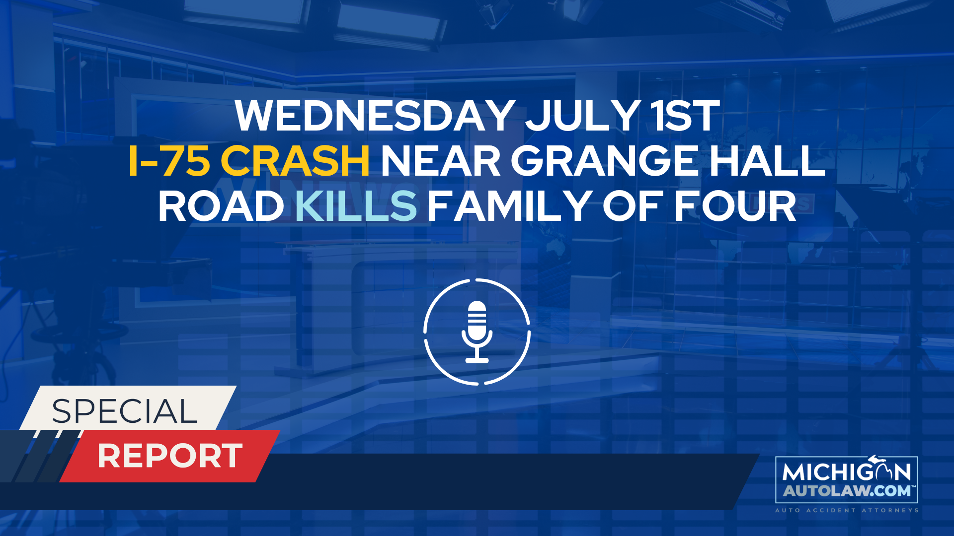  I-75 Crash Near Grange Hall Road Kills Family of Four