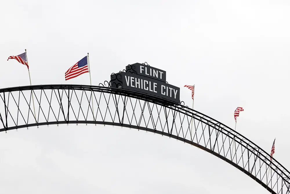 Local Flint landmark representing Michigan Auto Law's truck accident lawyer services.