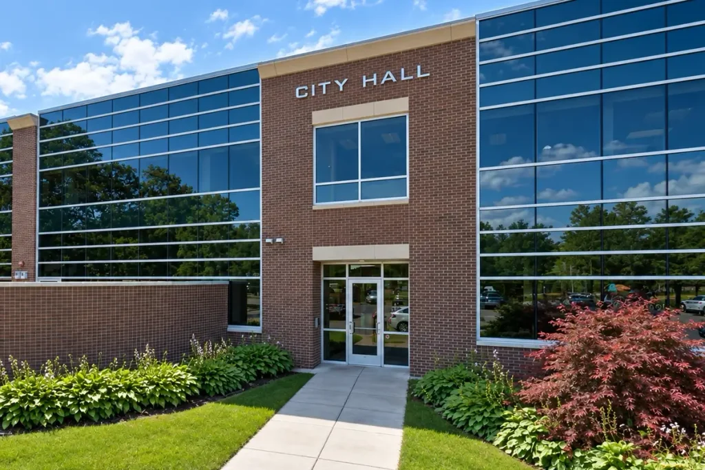Wyoming City Hall, representing the community served by Michigan Auto Law's truck accident law firm.